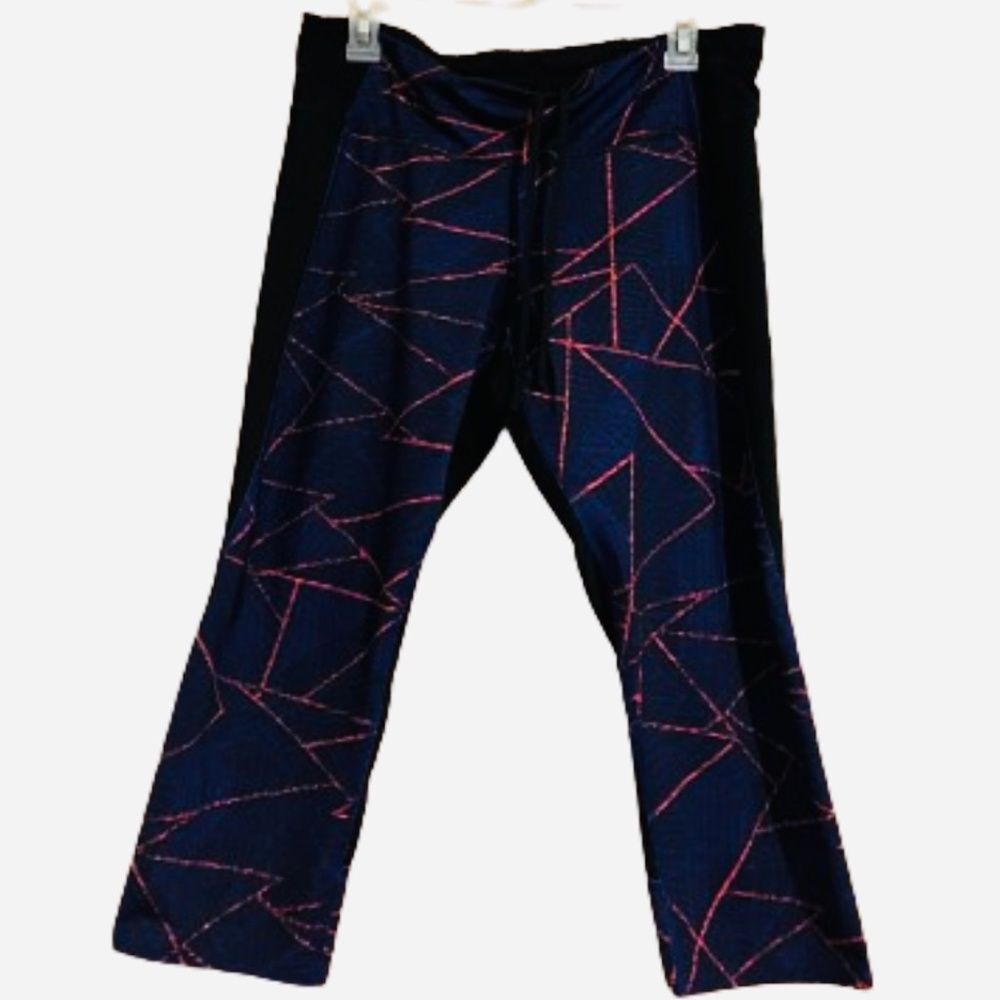 Champion Women’s Activewear/Performance Capri Leggings in Abstract Print Sz-XL
